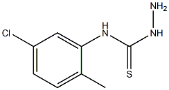 3-amino-1-(5-chloro-2-methylphenyl)thiourea Struktur