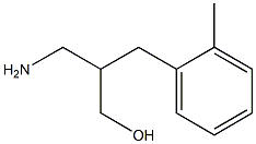 3-amino-2-[(2-methylphenyl)methyl]propan-1-ol Struktur