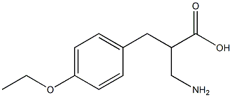 3-amino-2-[(4-ethoxyphenyl)methyl]propanoic acid Struktur