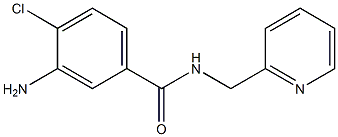 3-amino-4-chloro-N-(pyridin-2-ylmethyl)benzamide Struktur