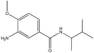 3-amino-4-methoxy-N-(3-methylbutan-2-yl)benzamide Struktur