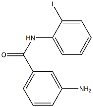 3-amino-N-(2-iodophenyl)benzamide Struktur