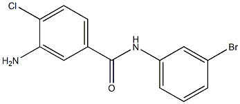 3-amino-N-(3-bromophenyl)-4-chlorobenzamide Struktur