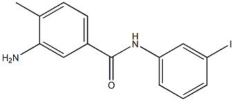 3-amino-N-(3-iodophenyl)-4-methylbenzamide Struktur