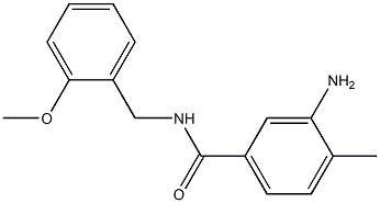 3-amino-N-[(2-methoxyphenyl)methyl]-4-methylbenzamide Struktur