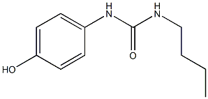 3-butyl-1-(4-hydroxyphenyl)urea Struktur