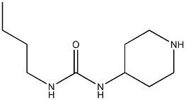 3-butyl-1-piperidin-4-ylurea Struktur