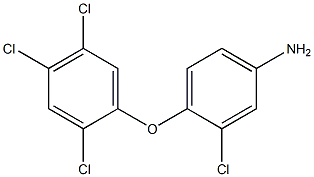 3-chloro-4-(2,4,5-trichlorophenoxy)aniline Struktur