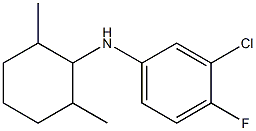 3-chloro-N-(2,6-dimethylcyclohexyl)-4-fluoroaniline Struktur