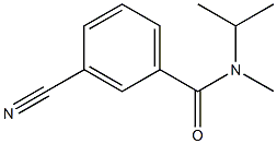 3-cyano-N-isopropyl-N-methylbenzamide Struktur