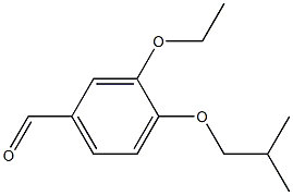 3-ethoxy-4-(2-methylpropoxy)benzaldehyde Struktur