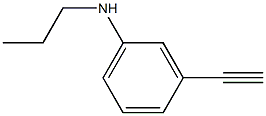 3-ethynyl-N-propylaniline Struktur