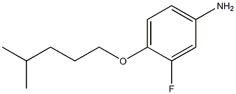 3-fluoro-4-[(4-methylpentyl)oxy]aniline Struktur