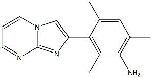 3-imidazo[1,2-a]pyrimidin-2-yl-2,4,6-trimethylaniline Struktur