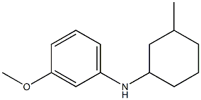 3-methoxy-N-(3-methylcyclohexyl)aniline Struktur