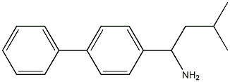 3-methyl-1-(4-phenylphenyl)butan-1-amine Struktur