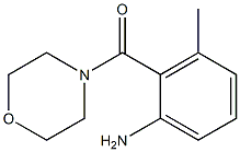 3-methyl-2-(morpholin-4-ylcarbonyl)aniline Struktur