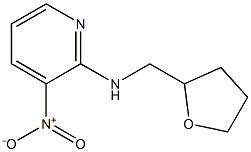 3-nitro-N-(oxolan-2-ylmethyl)pyridin-2-amine Struktur