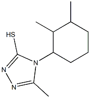 4-(2,3-dimethylcyclohexyl)-5-methyl-4H-1,2,4-triazole-3-thiol Struktur