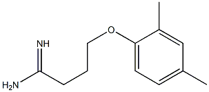 4-(2,4-dimethylphenoxy)butanimidamide Struktur