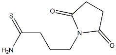 4-(2,5-dioxopyrrolidin-1-yl)butanethioamide Struktur