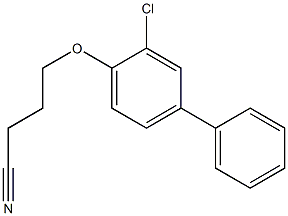 4-(2-chloro-4-phenylphenoxy)butanenitrile Struktur