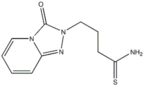 4-(3-oxo[1,2,4]triazolo[4,3-a]pyridin-2(3H)-yl)butanethioamide Struktur