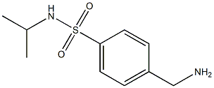 4-(aminomethyl)-N-isopropylbenzenesulfonamide Struktur