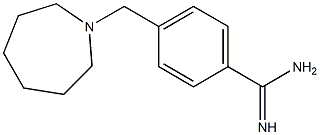 4-(azepan-1-ylmethyl)benzenecarboximidamide Struktur