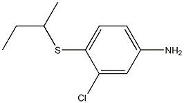 4-(butan-2-ylsulfanyl)-3-chloroaniline Struktur