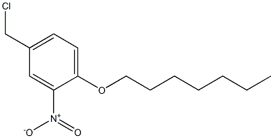 4-(chloromethyl)-1-(heptyloxy)-2-nitrobenzene Struktur