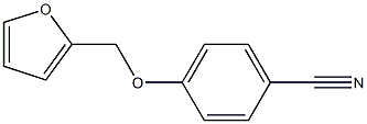 4-(furan-2-ylmethoxy)benzonitrile Struktur