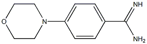 4-(morpholin-4-yl)benzene-1-carboximidamide Struktur