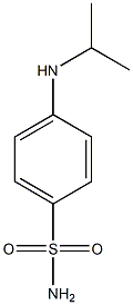 4-(propan-2-ylamino)benzene-1-sulfonamide Struktur