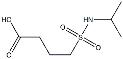 4-(propan-2-ylsulfamoyl)butanoic acid Struktur