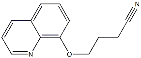 4-(quinolin-8-yloxy)butanenitrile Struktur