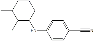 4-[(2,3-dimethylcyclohexyl)amino]benzonitrile Struktur