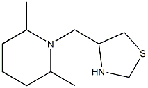 4-[(2,6-dimethylpiperidin-1-yl)methyl]-1,3-thiazolidine Struktur