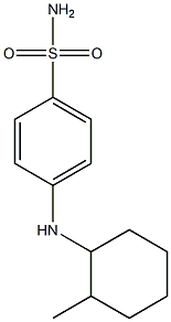 4-[(2-methylcyclohexyl)amino]benzene-1-sulfonamide Struktur