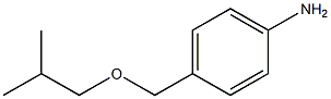 4-[(2-methylpropoxy)methyl]aniline Struktur