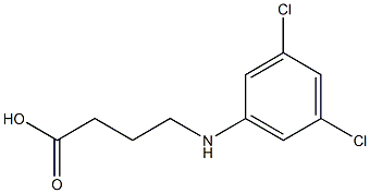 4-[(3,5-dichlorophenyl)amino]butanoic acid Struktur