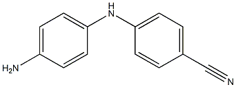 4-[(4-aminophenyl)amino]benzonitrile Struktur