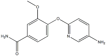 4-[(5-aminopyridin-2-yl)oxy]-3-methoxybenzamide Struktur