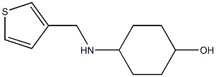 4-[(thiophen-3-ylmethyl)amino]cyclohexan-1-ol Struktur