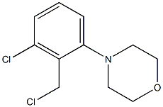 4-[3-chloro-2-(chloromethyl)phenyl]morpholine Struktur