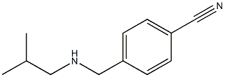 4-{[(2-methylpropyl)amino]methyl}benzonitrile Struktur