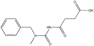 4-{[benzyl(methyl)carbamoyl]amino}-4-oxobutanoic acid Struktur