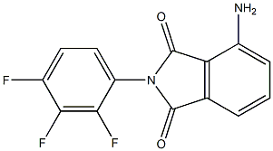 4-amino-2-(2,3,4-trifluorophenyl)-2,3-dihydro-1H-isoindole-1,3-dione Struktur