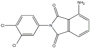 4-amino-2-(3,4-dichlorophenyl)-2,3-dihydro-1H-isoindole-1,3-dione Struktur