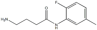 4-amino-N-(2-fluoro-5-methylphenyl)butanamide Struktur